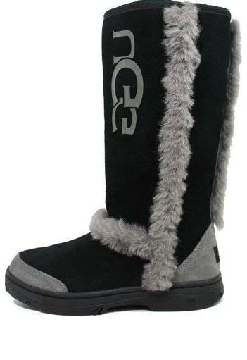 (WMNS) UGG Sunburst Tall 'Black' 1121113-BKGY - KICKS CREW