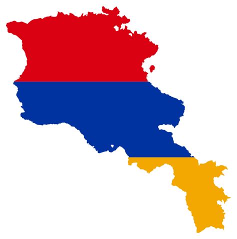 Armenian Flag Map