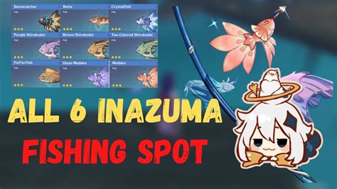 ALL 6 Inazuma Fishing Spots | Genshin Impact - YouTube