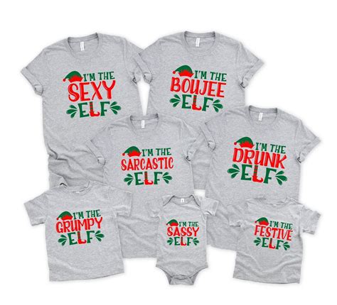 Elf Custom Christmas Shirt Christmas Gifts Family Shirt - Etsy