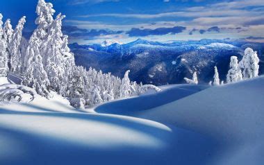 Free Wallpapers: Canada Snowy Mountains | Nature