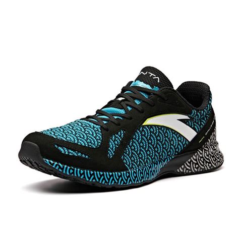 Anta 2019 Men's Marathon Professional Sports Running Shoes - Blue/Black | Running sport shoes ...