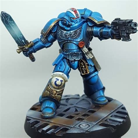 Ultramarine lieutenant done at last. : Warhammer | Warhammer armies ...