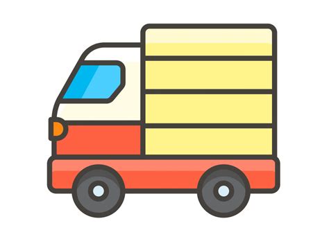 Delivery Truck Emoji Icon PNG Transparent Emoji - Freepngdesign.com