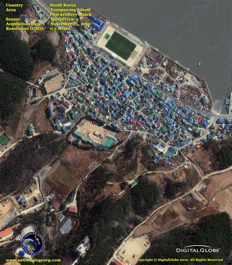 WorldView-2 Satellite Image of Yeonpyeong Island | Satellite Imaging Corp