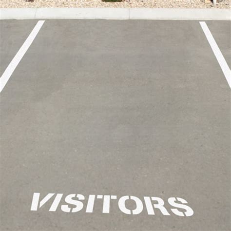 Parking Lot Stencils - Custom Parking Lot Stencils | Woodland Manufacturing