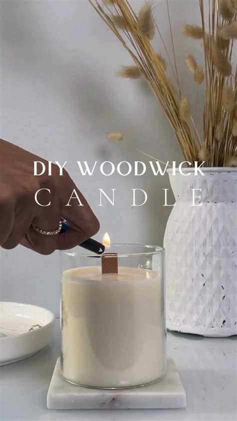 How To Make Woodwick Candles | Candle Making For Beginners | Wood wick candles diy, Wood wick ...