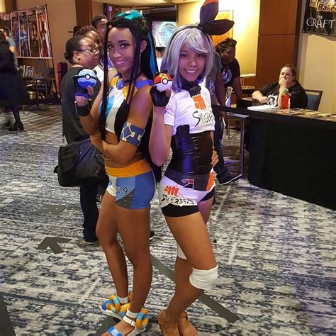 Nessa and Bea Cosplay | Pokemon cosplay, Friend poses photography ...