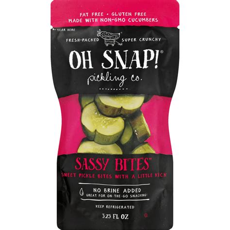 Oh Snap! Pickles (3.25 oz) - Instacart