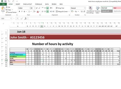 Excel schedule templates to download for free