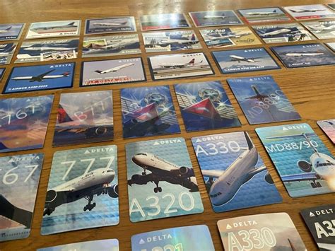 Delta Airlines Collector cards Pilot trading card list — Wood By Wright