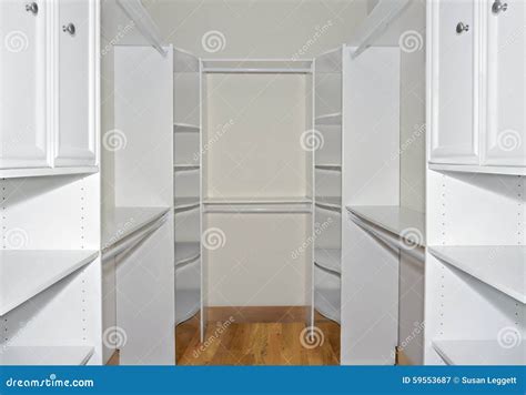 Walk in Closet Organizers stock image. Image of blank - 59553687