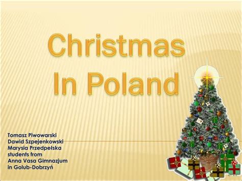 Christmas traditions in Poland