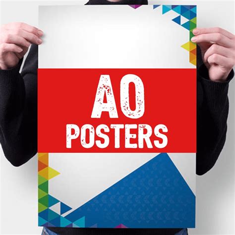 A0 Poster Prints – iDesignSigns