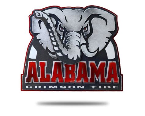 University of Alabama "Big Al" 3D Vintage Metal Artwork – Hex Head Art | University of alabama ...