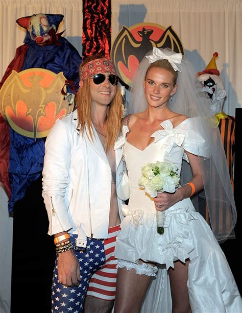 Axl Rose and Stephanie Seymour | Pop Culture Costume Ideas From Celebrities | POPSUGAR ...