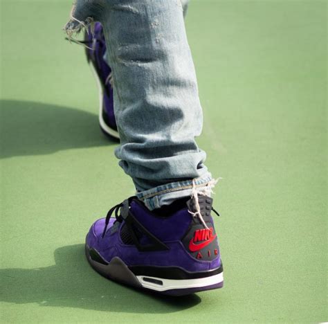 Travis Scott Air Jordan 4 Purple - Sneaker Bar Detroit