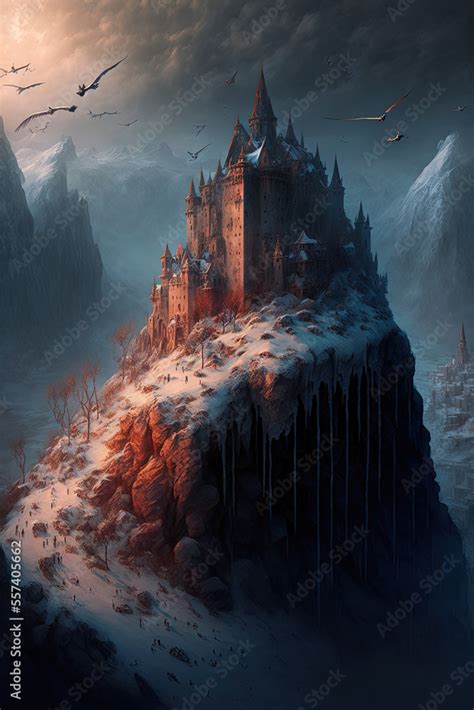 Explore the mesmerizing world of Fantasy Castle Concept Art - Discover ...