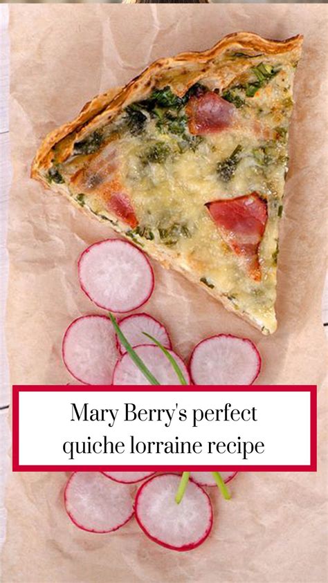 Mary Berry's Quiche Lorraine | Recipe | Mary berry quiche, Mary berry ...