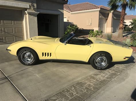 1968 Chevrolet Corvette Stingray Convertible New Metal Sign Fully Restored Automobiles Advertising