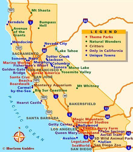 Explore California: #1 Vacation Travel Guide - hotels, maps, attractions | California travel ...