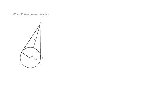 Tangent Line and Circle Problems | mrmillermath