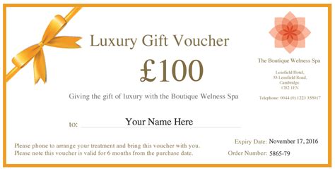 The Boutique Wellness Spa – Luxury Spa Voucher