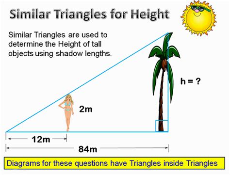 Similar Triangles Applications | Passy's World of Mathematics