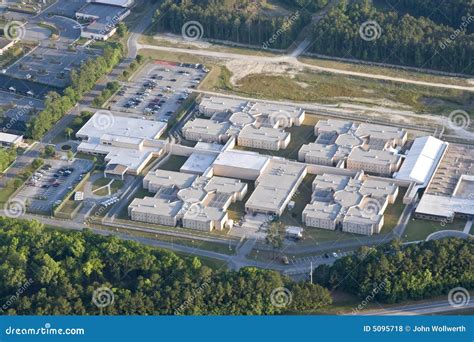 Jail, aerial view stock photo. Image of jail, wall, concrete - 5095718