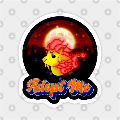 Adopt Me Neon Guardian Lion - Adopt Me - Magnet | TeePublic