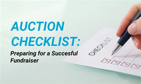 Auction Checklist: Preparing for a Successful Fundraiser - TravelPledge News