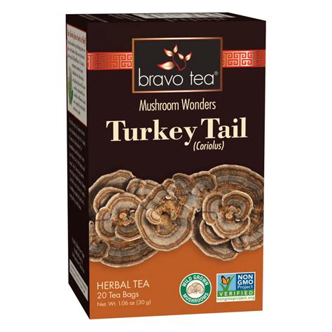 Turkey Tail Mushroom Tea - Bravo Tea