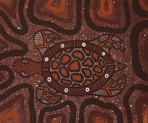 Aboriginal Turtle Art - Japingka Aboriginal Art Gallery | Aboriginal ...