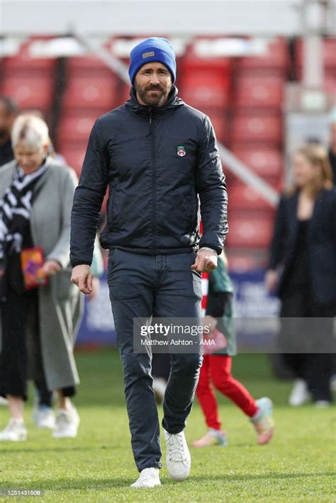 Wrexham Football Club co-owner Ryan Reynolds during the Vanarama ...