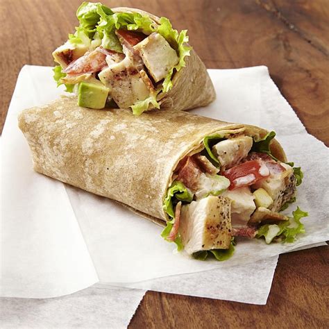 Chicken Club Wraps Recipe - EatingWell