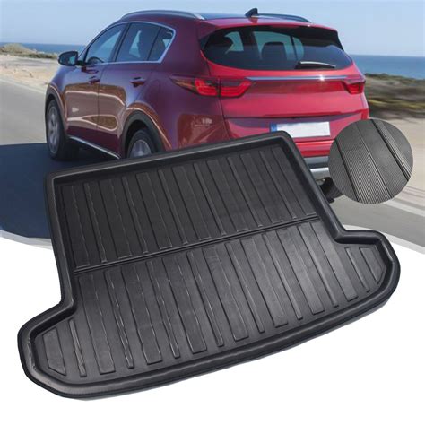 Car rear trunk cargo mat tailored boot liner tray for kia sportage ql 2016 2017 2018 2019 Sale ...