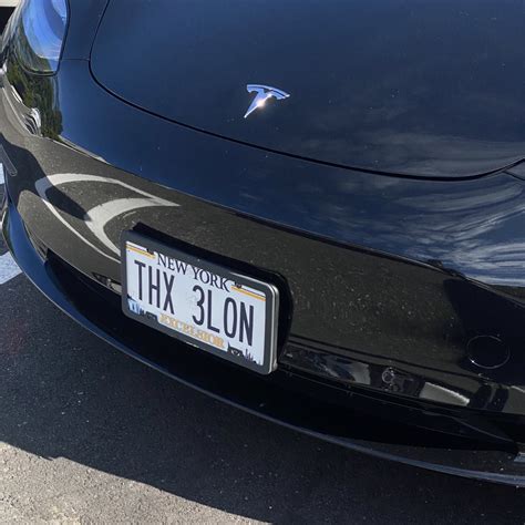 Tesla vanity license plates - clever ideas for a custom plate