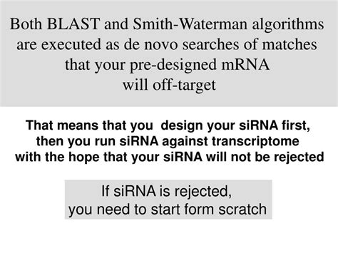 PPT - Whole-genome approach to highly specific siRNA design by CRM ...