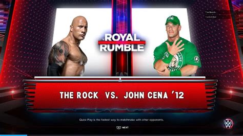 WWE 2K23 - The Rock vs. John Cena (Online Match) - YouTube