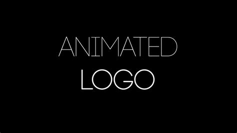 Logo animation