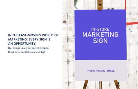 In-Store Marketing Sign Template in Word, PDF - Download | Template.net