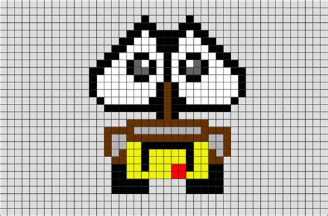 wall-e pixel art