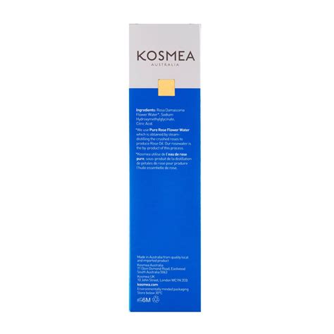 Kosmea Hydrating Rosewater Mist 150ml Hydrates, Tones, & Balances Skin ...