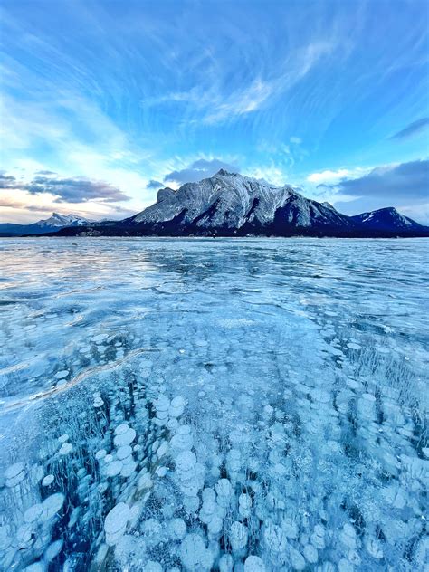 Travel Guide: Exploring Alberta’s Bubble Lake (Abraham Lake) – Know ...