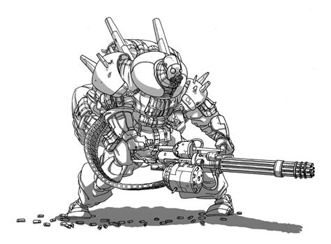 minigun finished by IgorWolski on DeviantArt