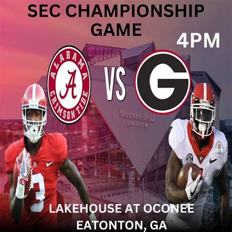 SEC Championship Game // Lake House Gastro Pub — Lake Oconee Life