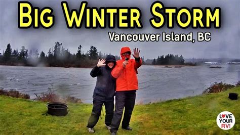 Big Winter Storm Footage from Vancouver Island, BC