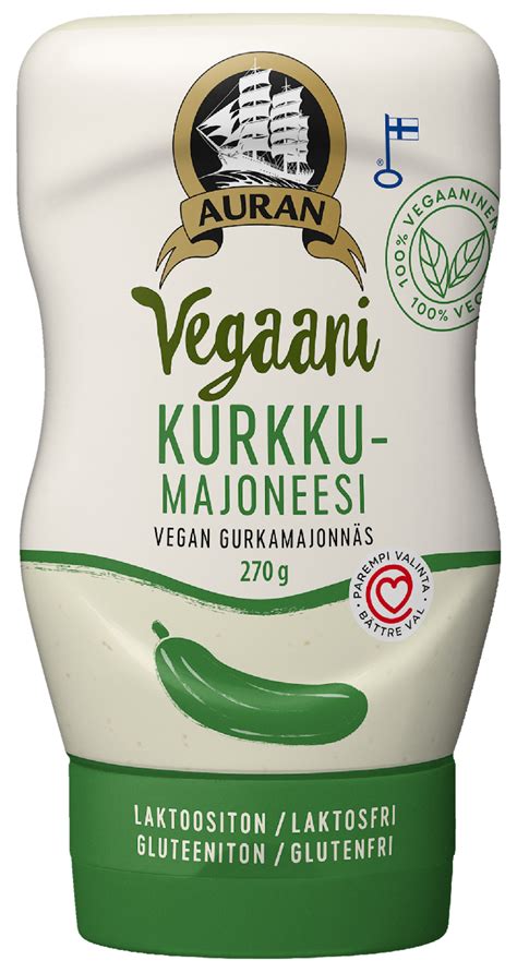 Auran Vegaani Kurkkumajoneesi 270g — HoReCa-tukku Kespro