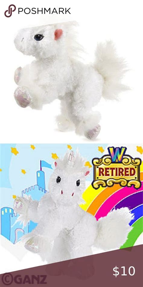 Webkinz Lil Kinz Unicorn Plush Toy Stuffed Animal 🦄 in 2022 | Unicorn ...