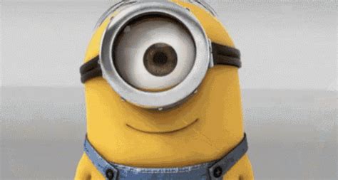 Minion Kisses GIF